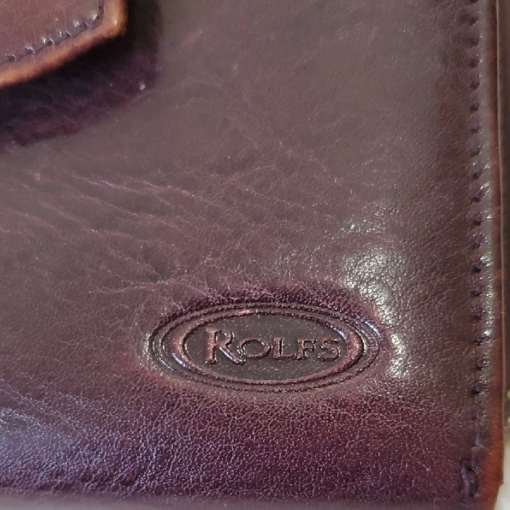 Rolfs Dark Brown Leather Wallet